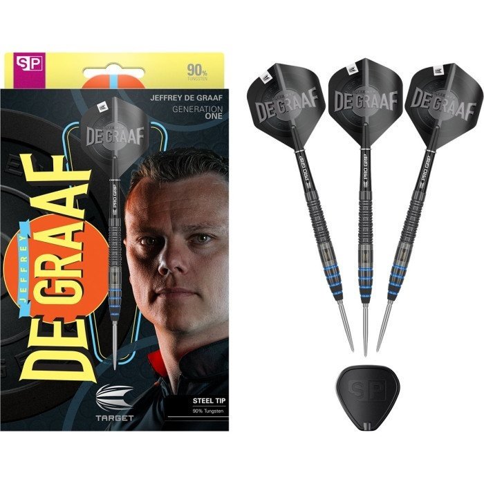 Target Jeffrey de Graaf G1 Swiss Point 90% Steel Tip Darts