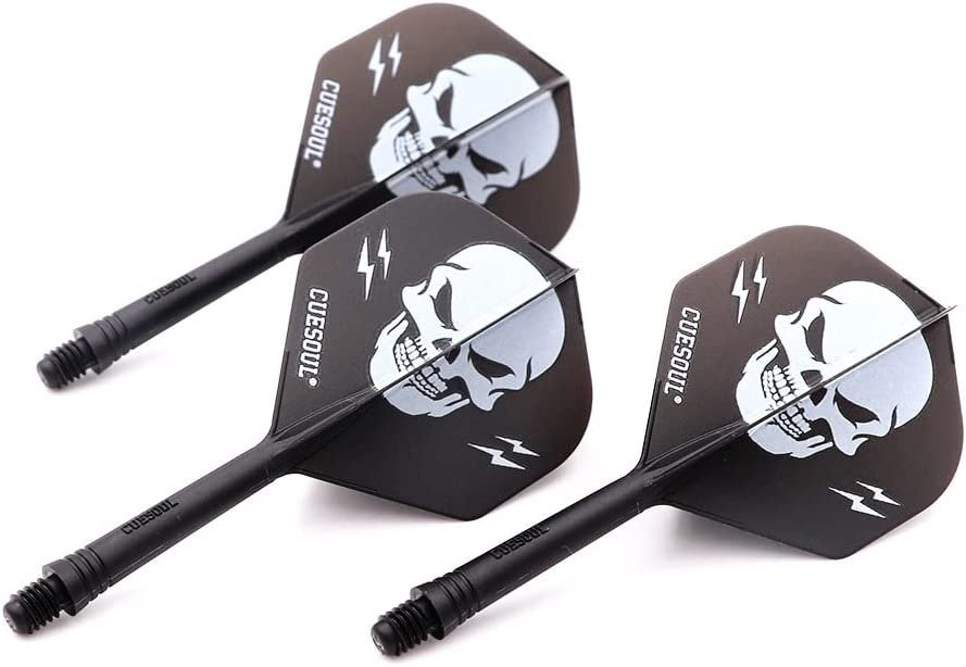 Cuesoul - ROST Integrated Flights - LOVEone - Black - Dart Flights