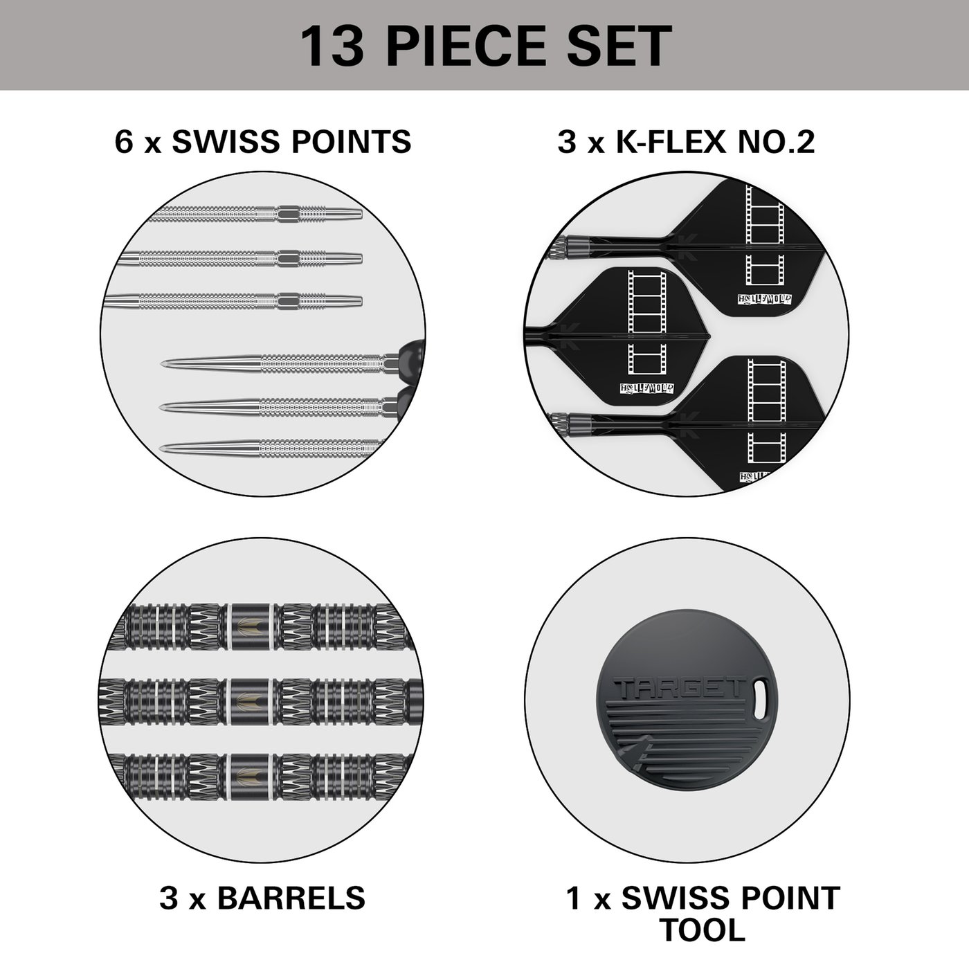 Target Chris Dobey 95K Swiss Point 95% Steel Tip Darts - Dartshopper