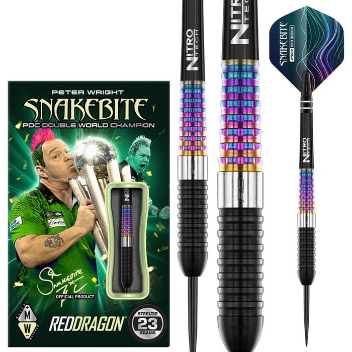 Red Dragon Peter Wright 記念モデル STEEL 箱あり Red Dragon Peter Wright 50 Years Limited Edition Darts For Sale