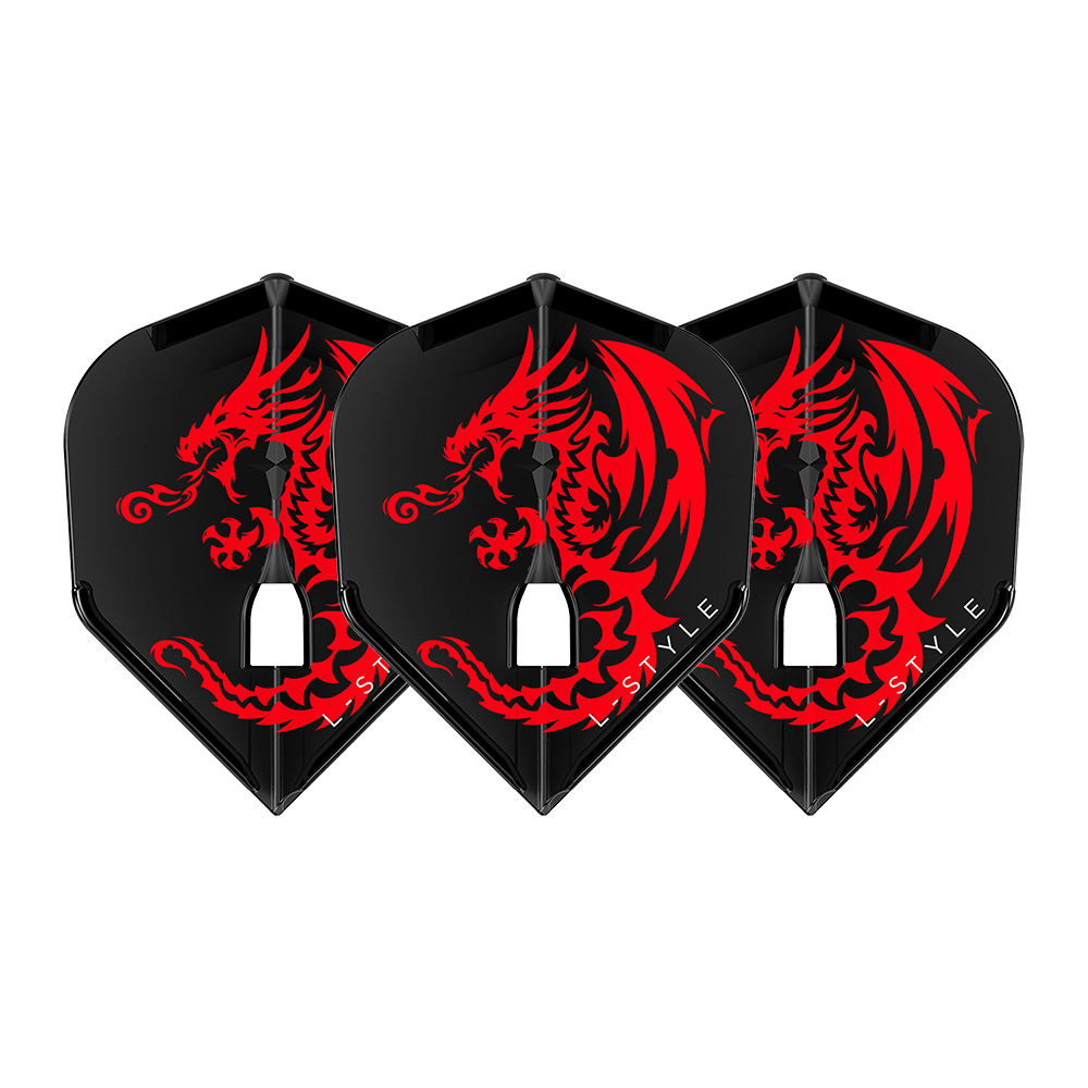 L-Style Champagne L3 Shape Neil Duff V1 Black Darts Flights
