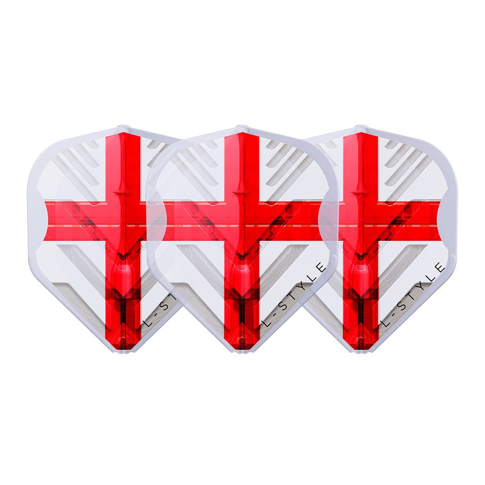 L-Style L1 EZ V-Series England Clear White - Dart Flights