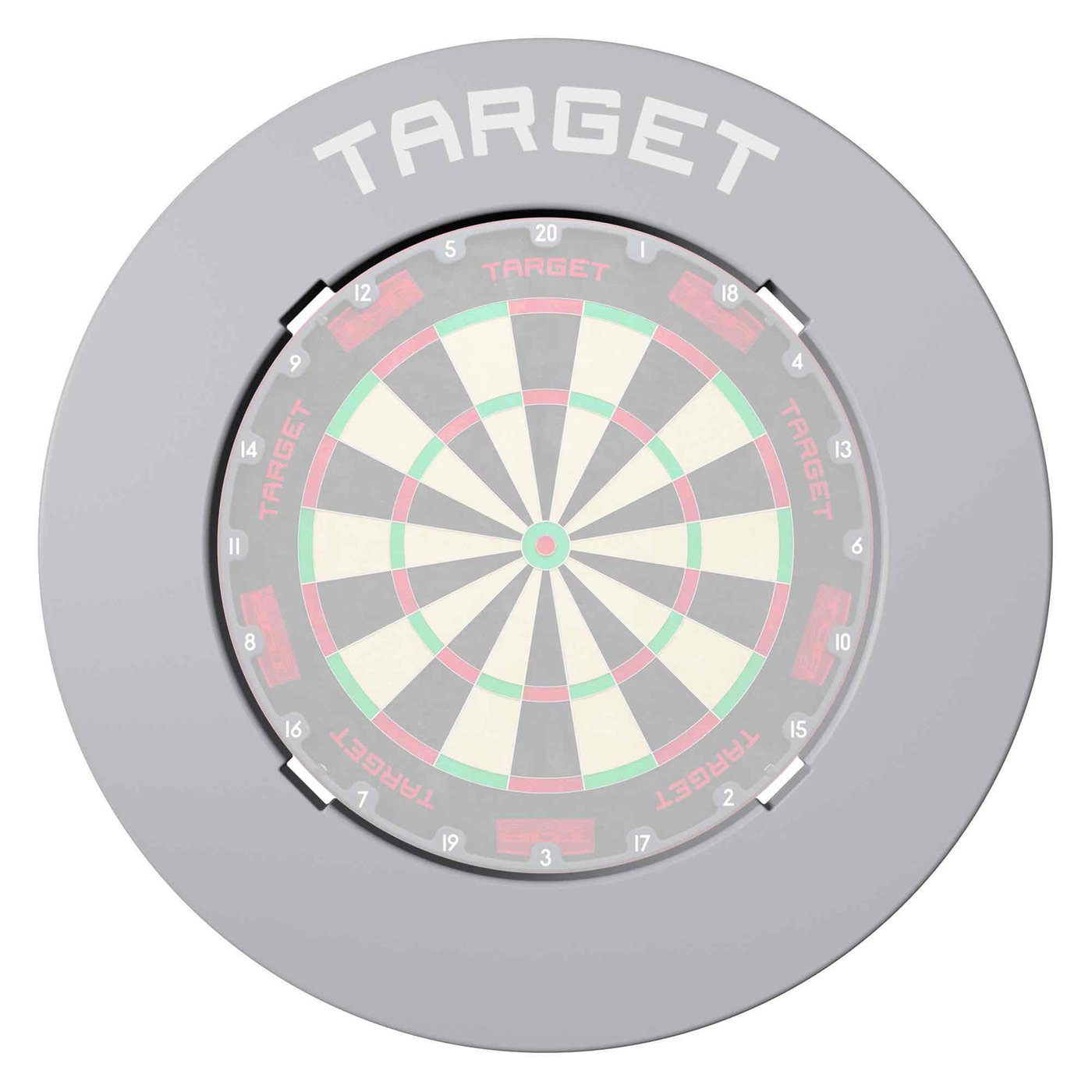 Target Notched Grey - Dartboard Surround
