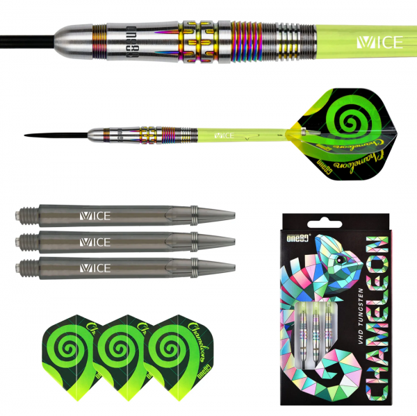ONE80 Chameleon Aquamarine 90% Steel Tip Darts