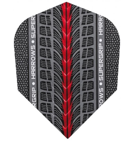 Harrows Supergrip Red Darts Flights
