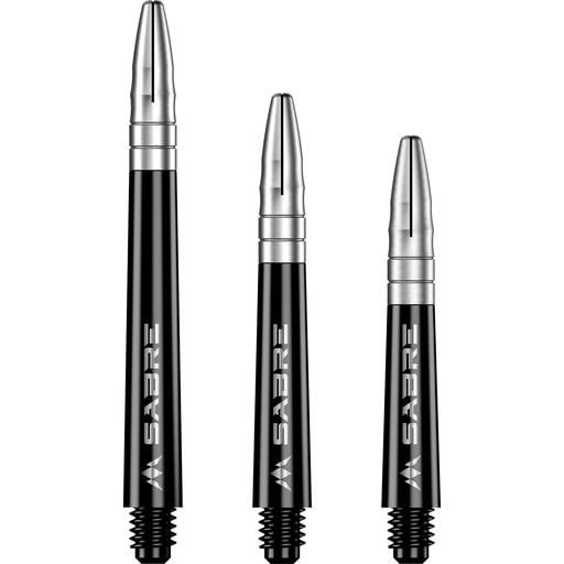 Mission Sabre Black Base Silver Darts Shafts