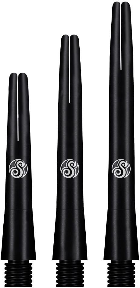 Shot Aluminum Black Darts Shafts