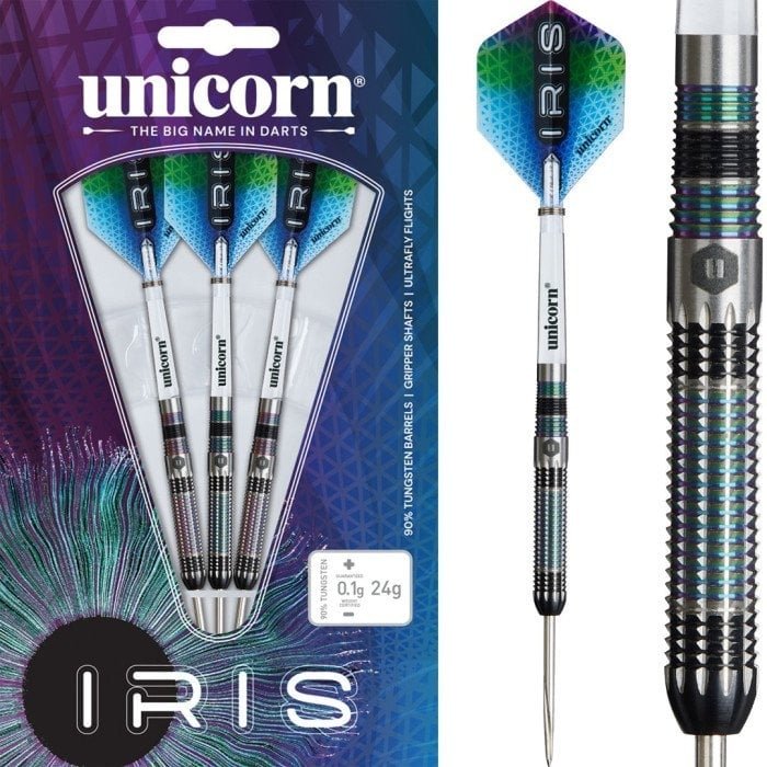 Dardos Unicorn Iris 90% Punta de Acero