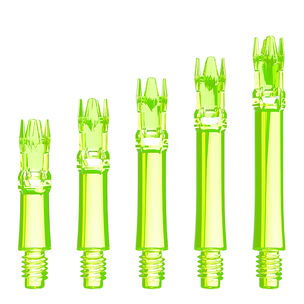 L-Style L-System Shafts Clear Neon Yellow - Dart Shafts