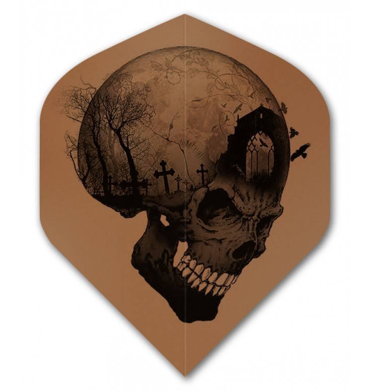 Alchemy - Headstone Skull Darts Flights