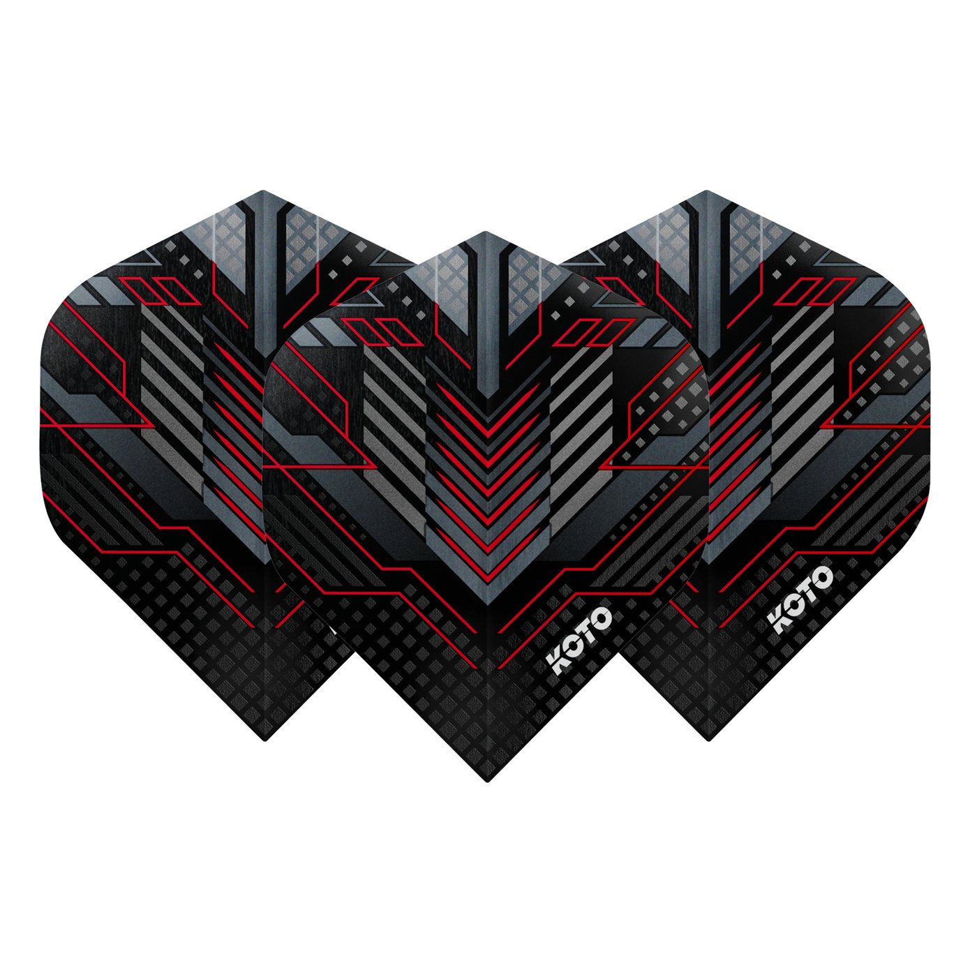 KOTO ZIZ-Matrix NO2 Red Darts Flights