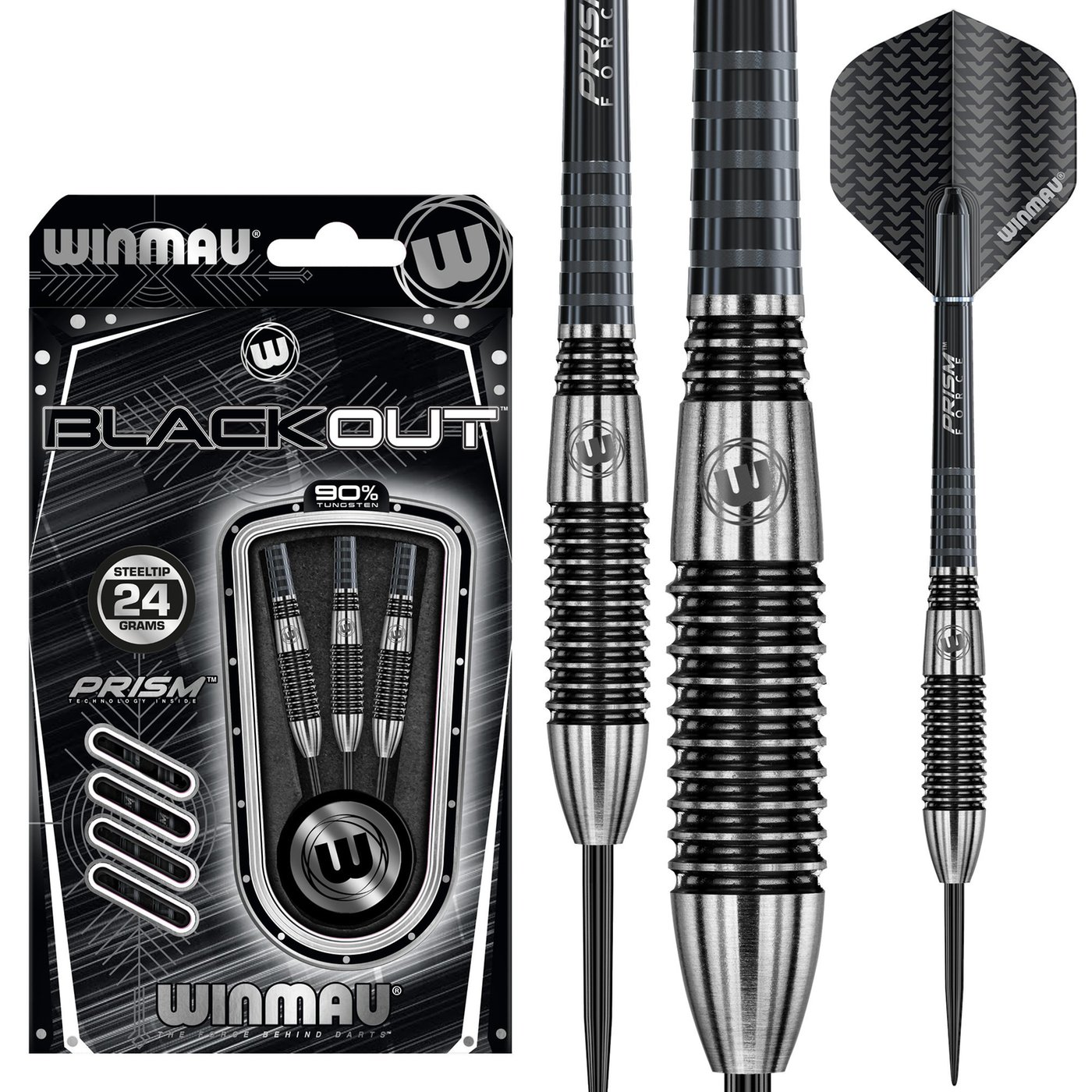 Winmau Blackout 2 90% - Steel Tip Darts