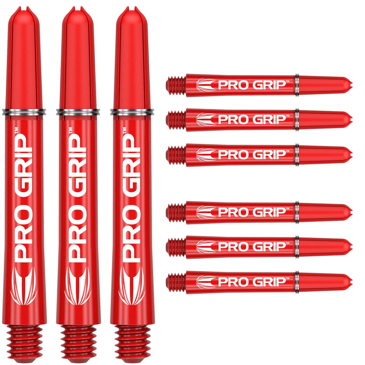 Cañas Target Pro Grip 3 Set Red