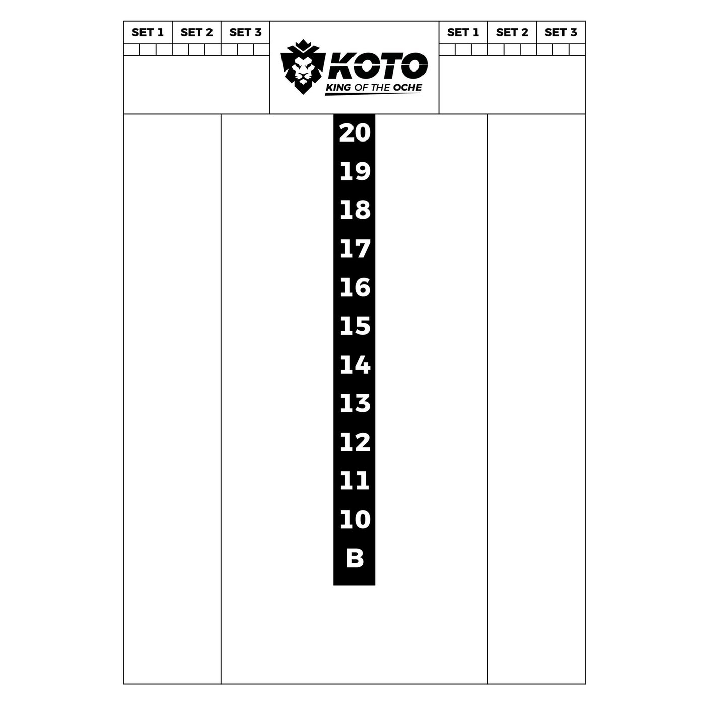 KOTO Flex Scoreboard 40x30cm