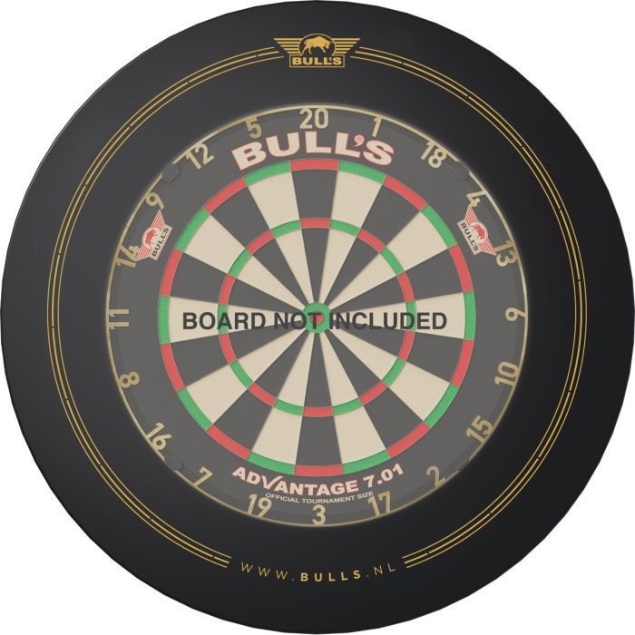 Protection Murale Bull's Eva Dart Board Surround – Diamètre 68 Cm, Rouge, Sans Fixation