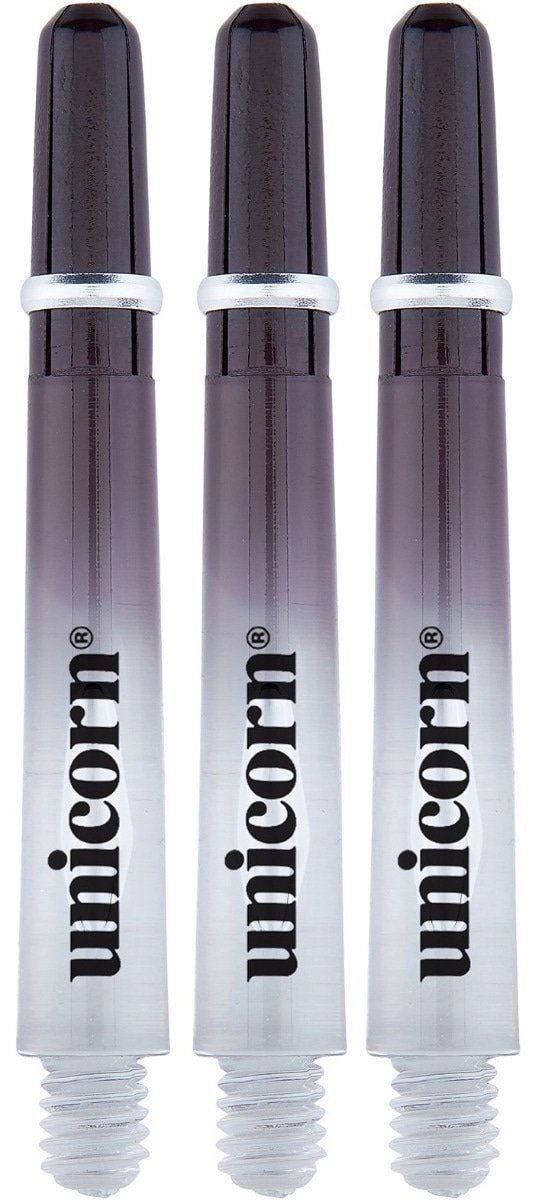 Unicorn Gripper 4 Two-Tone Black Top Darts Shafts