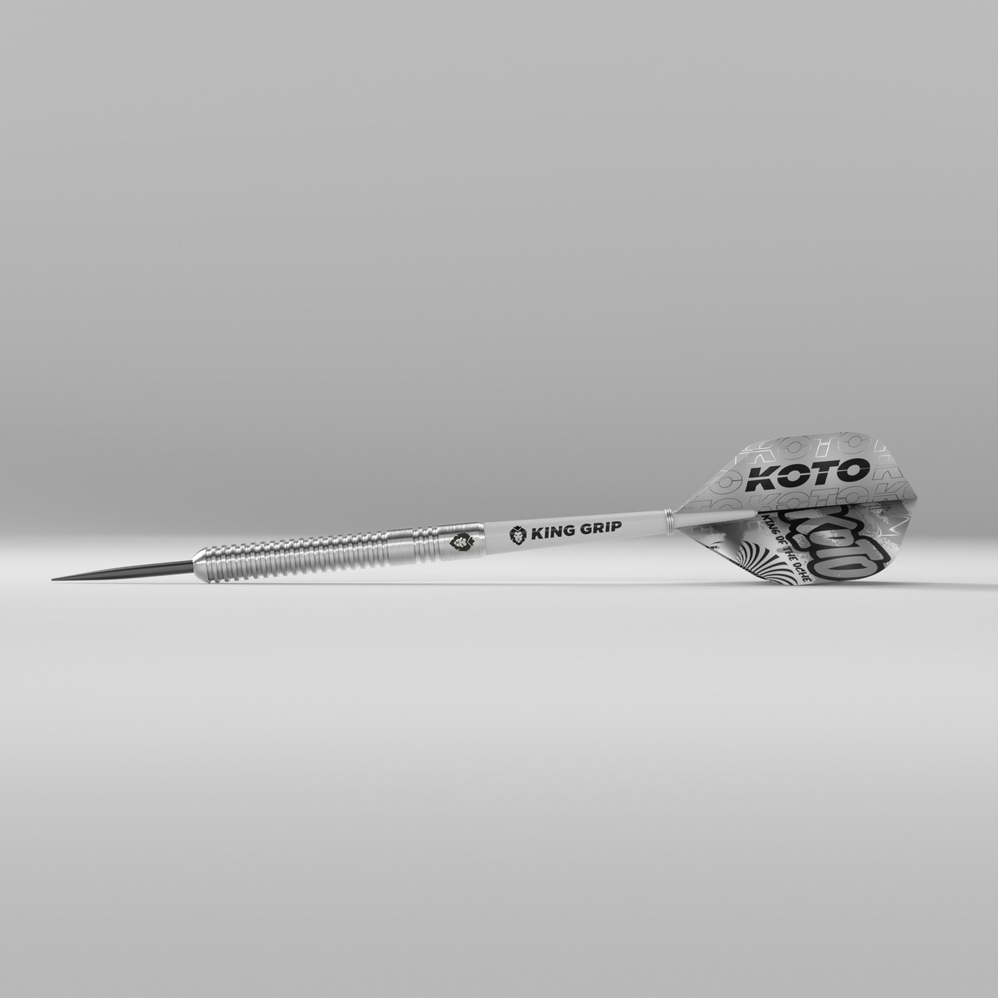 KOTO Sting Silver Straight 90% - Steel Tip Darts - Dartshopper.com
