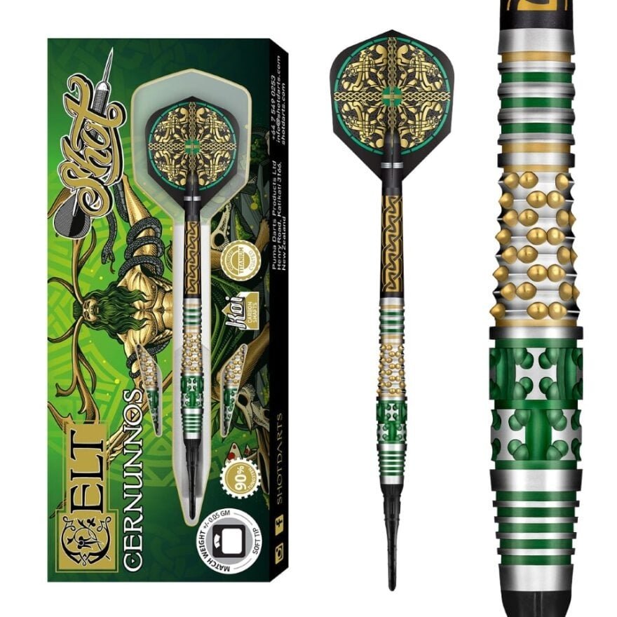 [Tweedekans] Shot Celt Cernunnos 90% - Soft Tip Darts-20gram