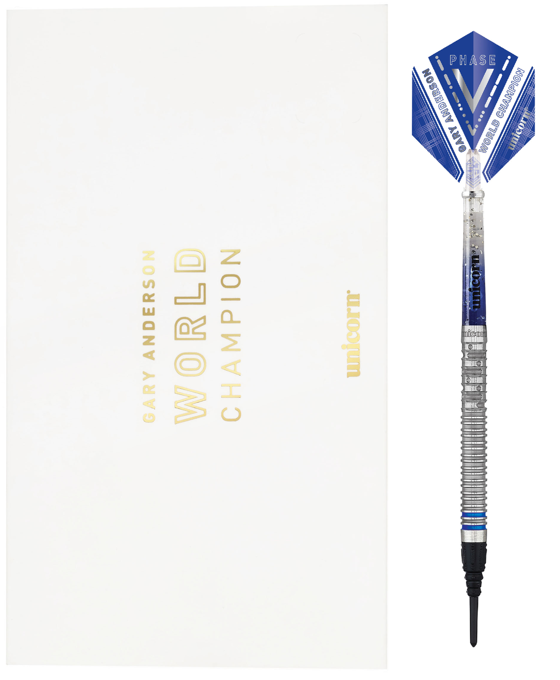 Unicorn Gary Anderson W.C. Phase 5 90% Soft Tip Darts