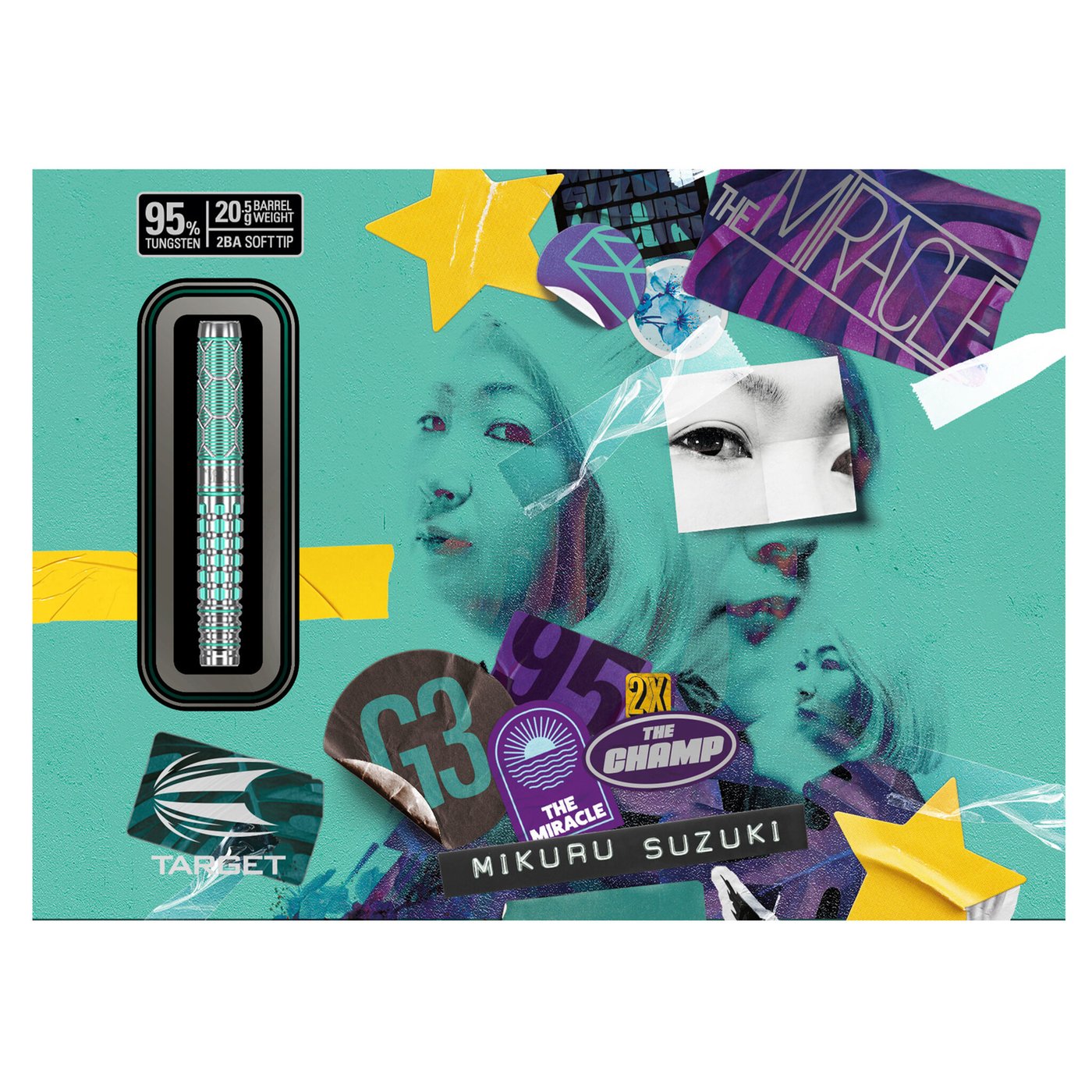 Target Japan Mikuru Suzuki The Miracle G3 95% Soft Tip Darts