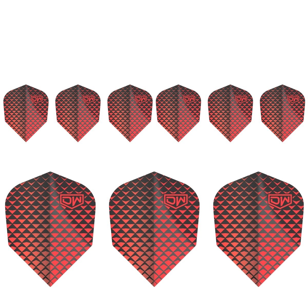 DW Altitude Red 3 Set NO6 Darts Flights