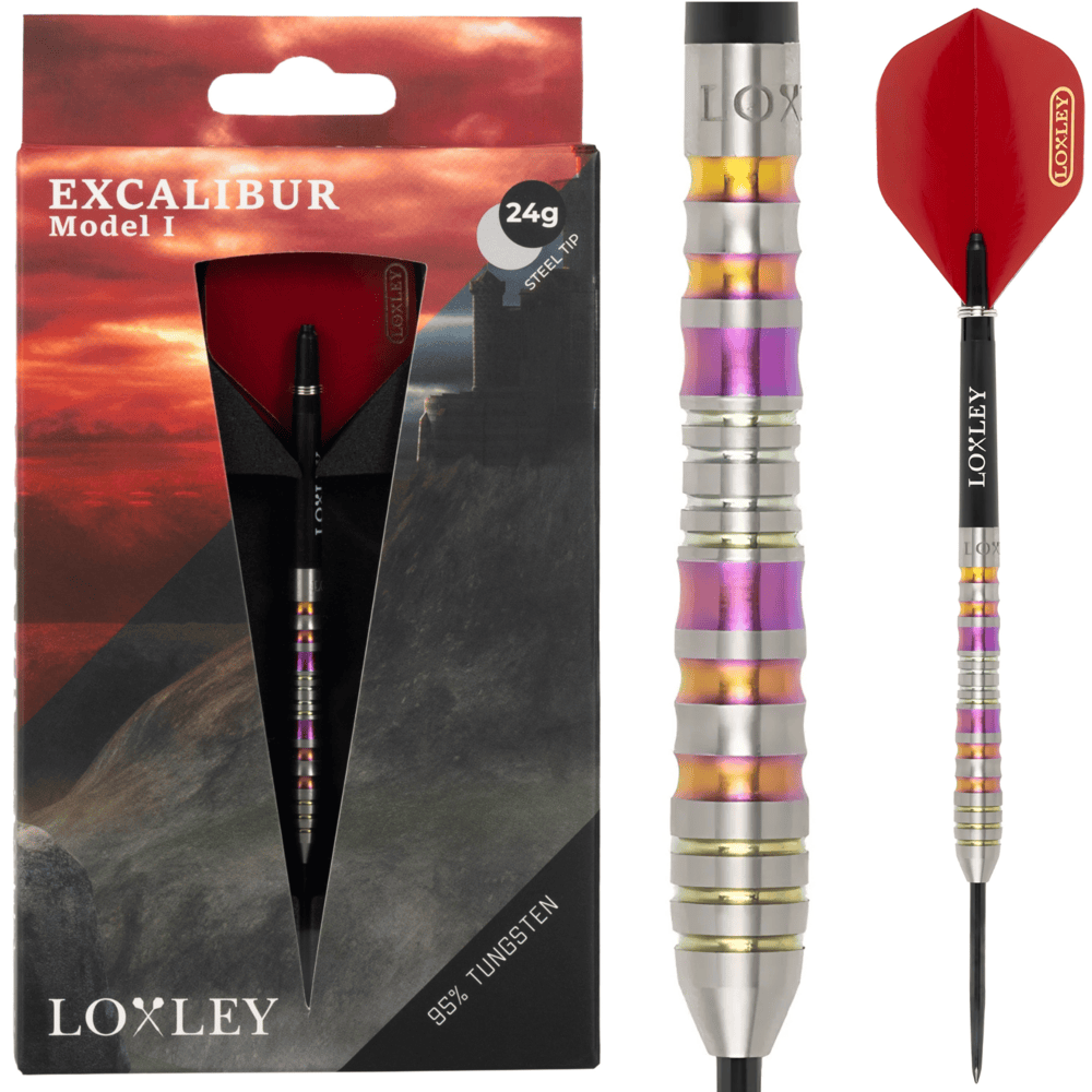 Dardos Loxley Excalibur Model 1 95% Punta de Acero