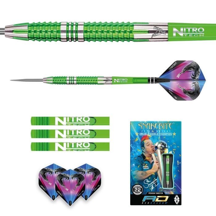 Red Dragon Peter Wright Snakebite Mamba 2 90% Darts