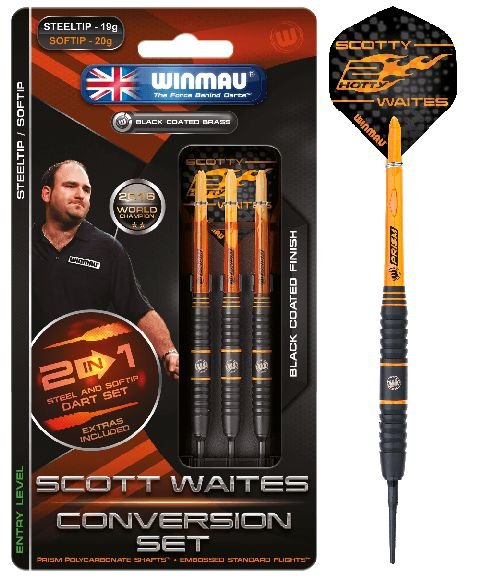 Dardos Winmau Scott Waites Brass - Converter Set Punta de Acero