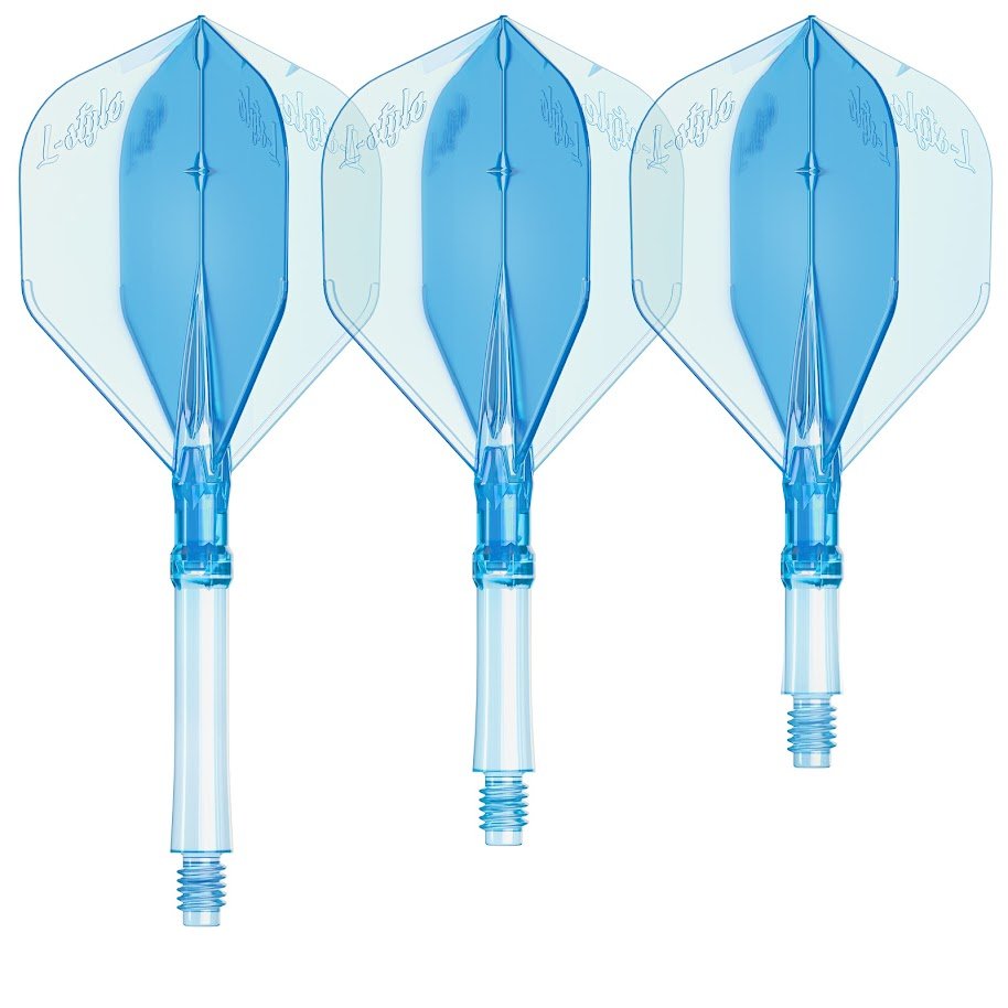 L-Style L-System L1 Clear Blue - Dart Flights