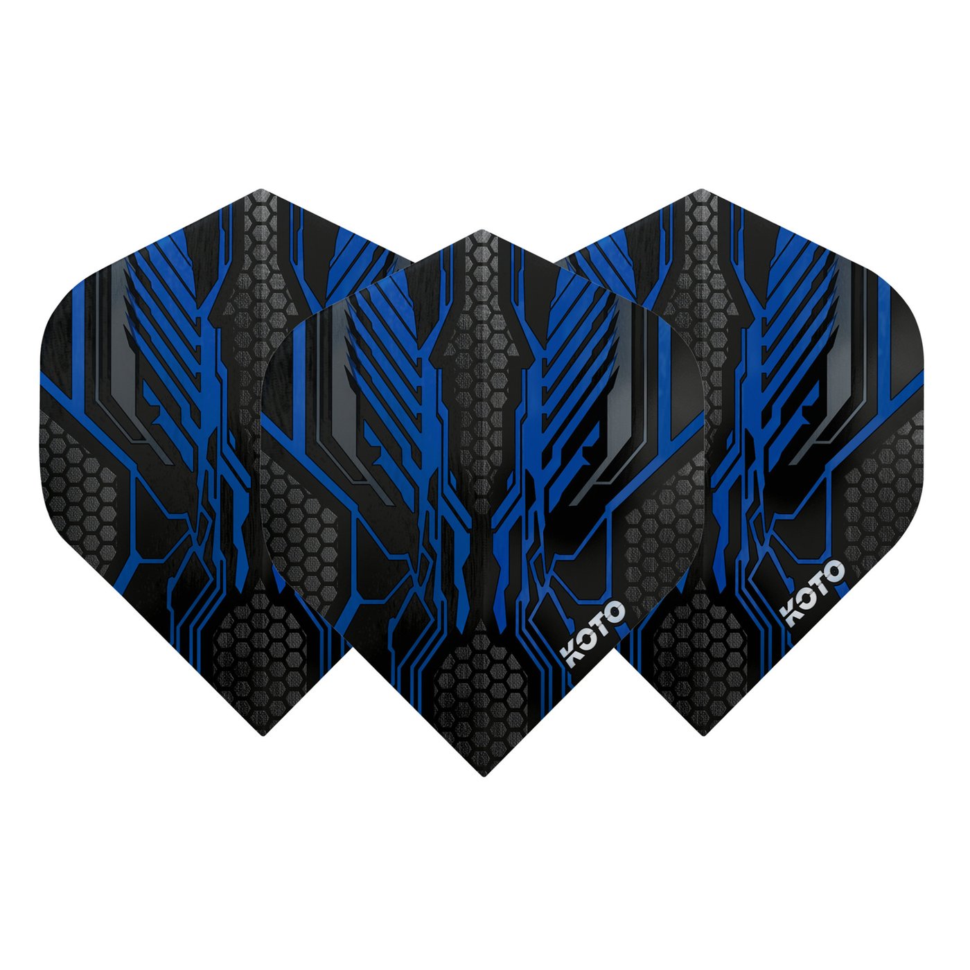 KOTO ZIZ-Wing NO2 Dark Blue Darts Flights
