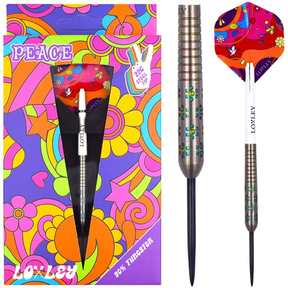 Loxley Woodstock Peace 90% - Steel Tip Darts