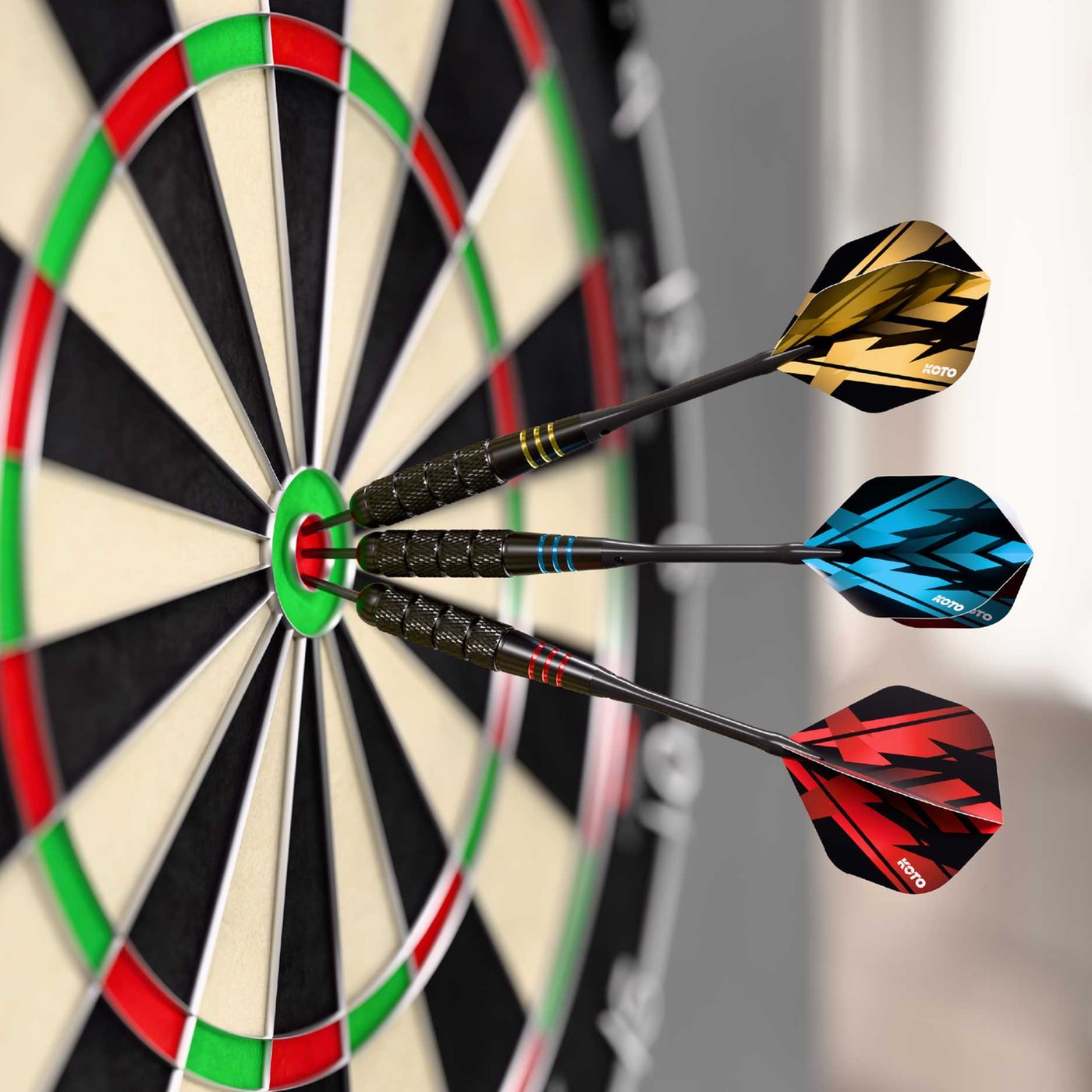 KOTO Brass Multiset - 12 Darts - 23 g - Steel Tip Darts
