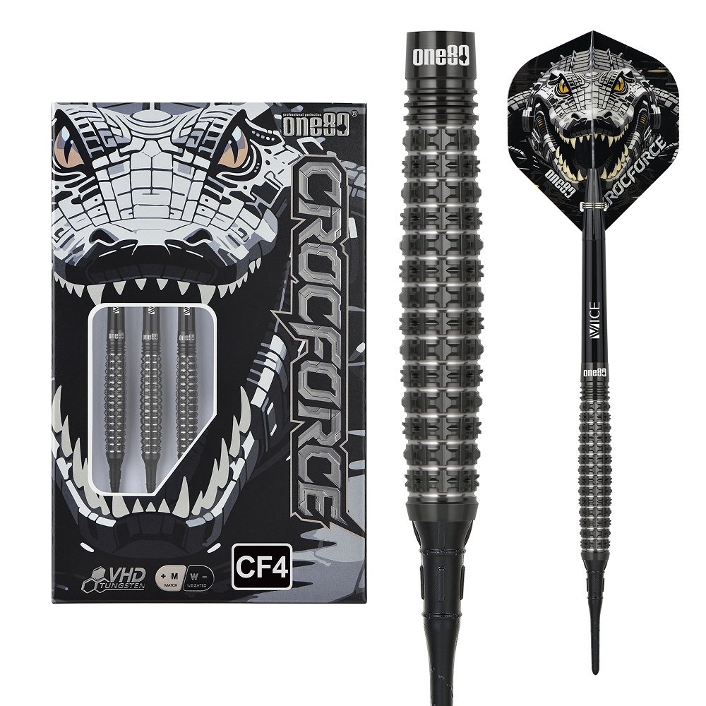 ONE80 Crocforce CF4 90% Soft Tip Darts - Dartshopper.ie