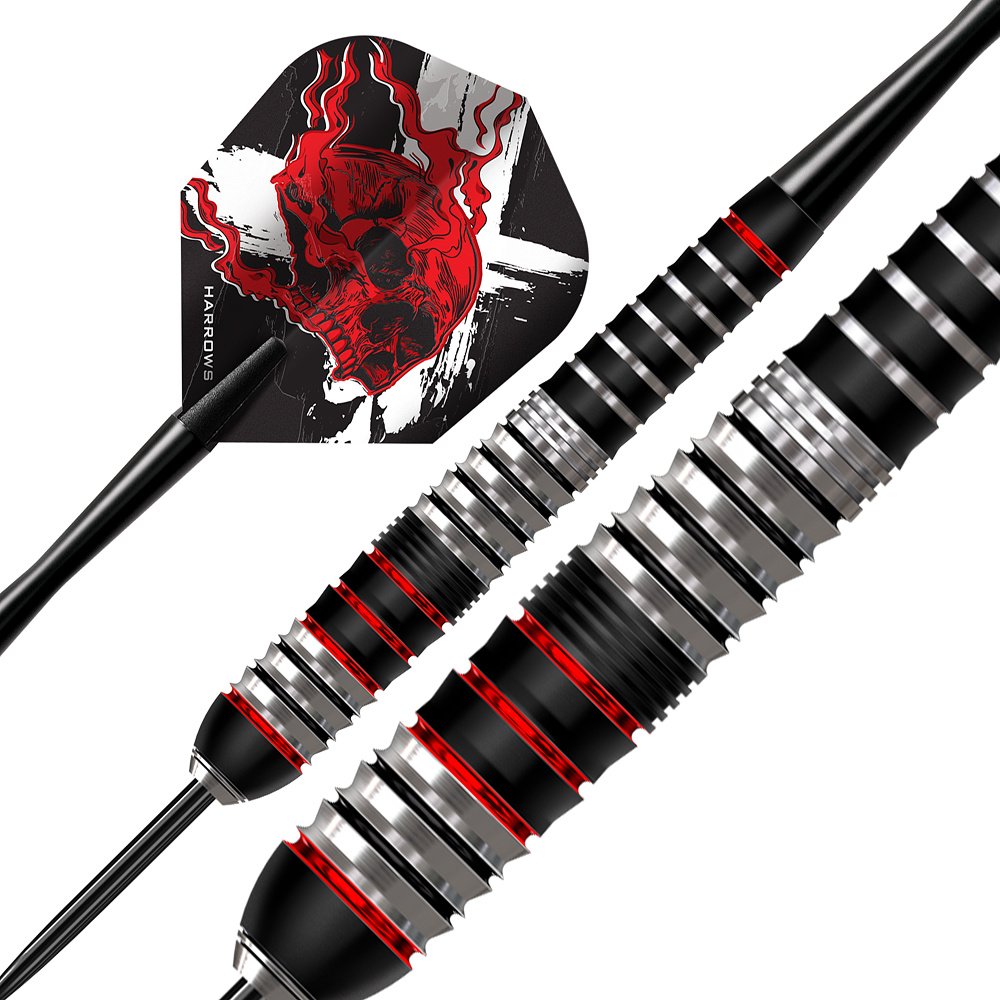 Harrows Ryan Searle Heavy Metal Brass - Steel Tip Darts