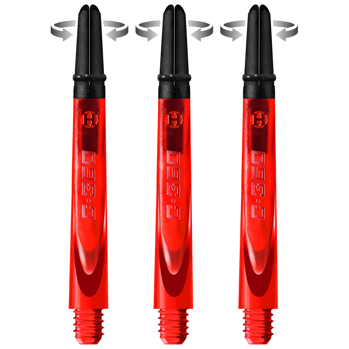 Harrows Carbon 360 Shafts Red - Dart Shafts