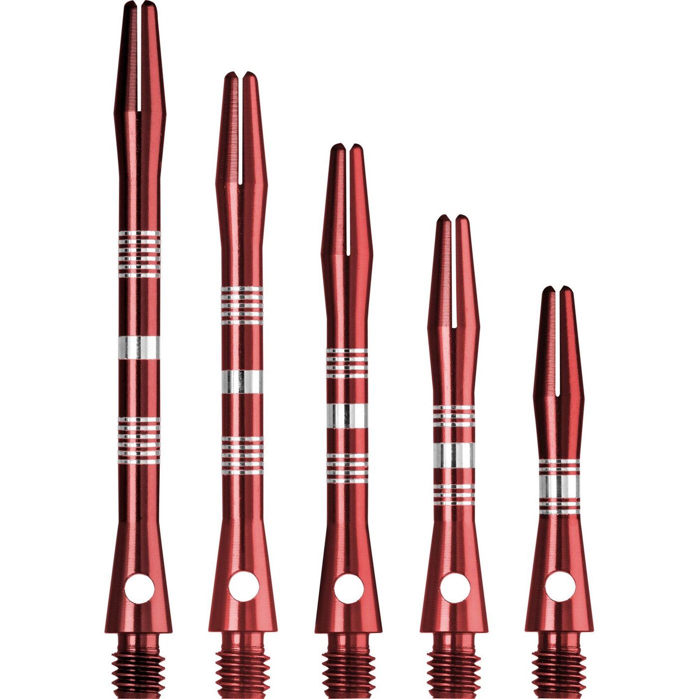 Dartshopper Aluminium Regrooved Red Skafter