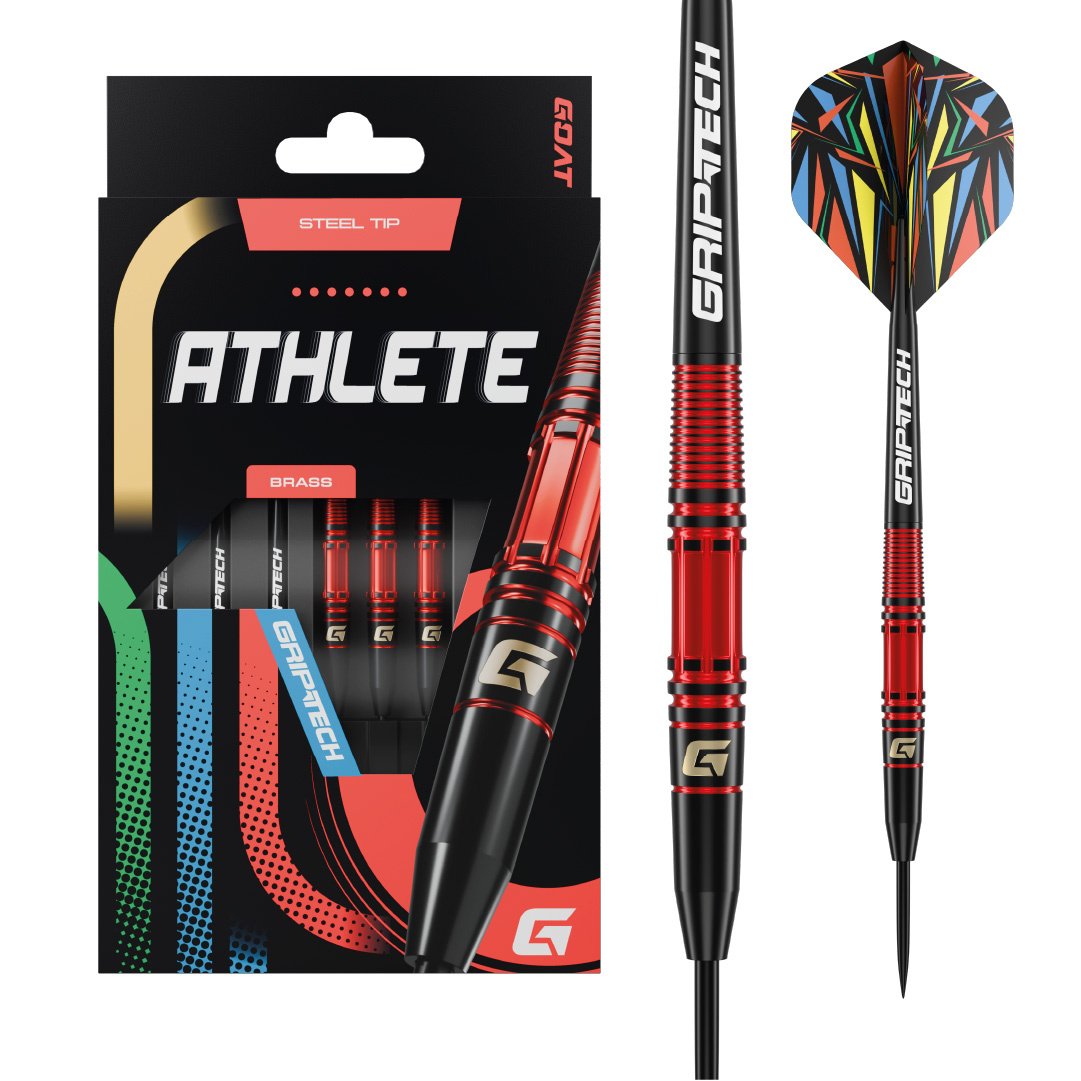 GOAT Athlete Red Brass - Fléchettes pointe Acier