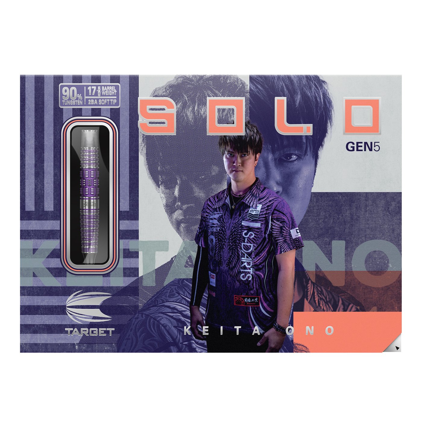 Target Japan Keita Ono Solo G5 90% Soft Tip Darts