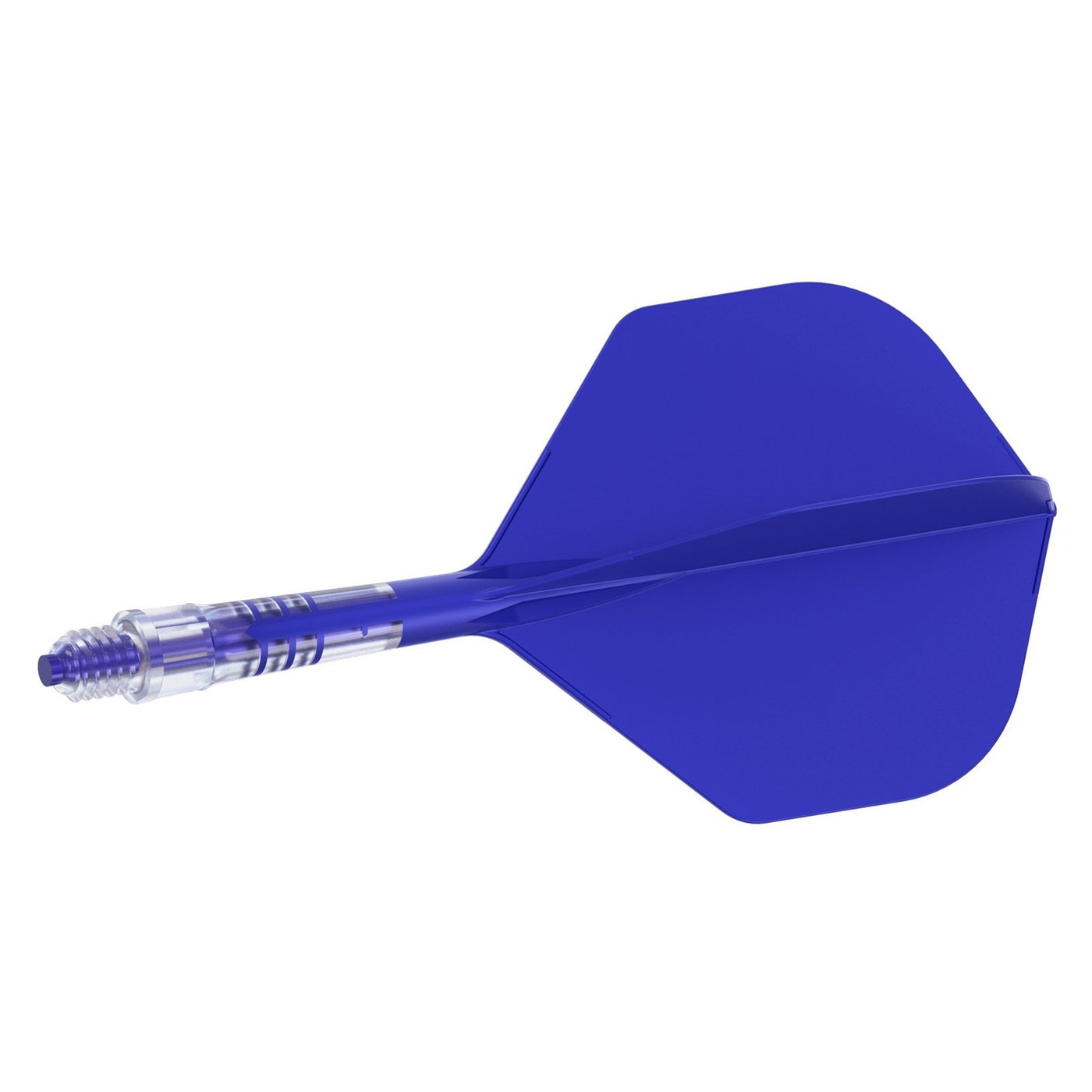 Cuesoul ROST T19 Integrated Flights Small Standard Wing Carbon Blue - Dartflights