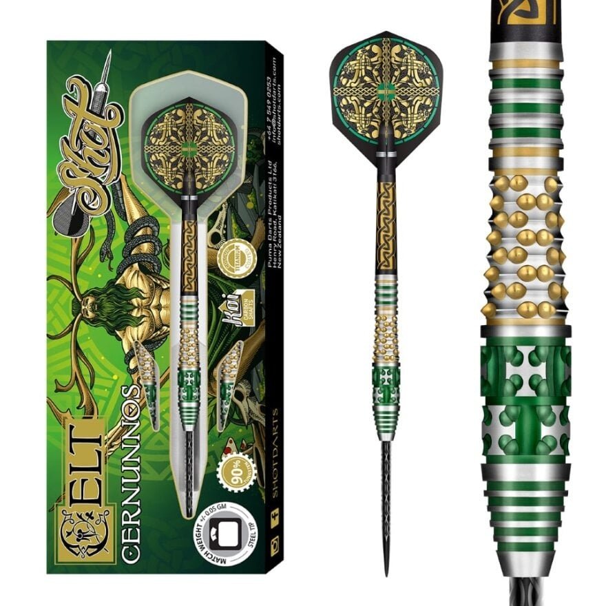 Shot Celt Cernunnos 90% - Dartpijlen - Dartshopper.nl
