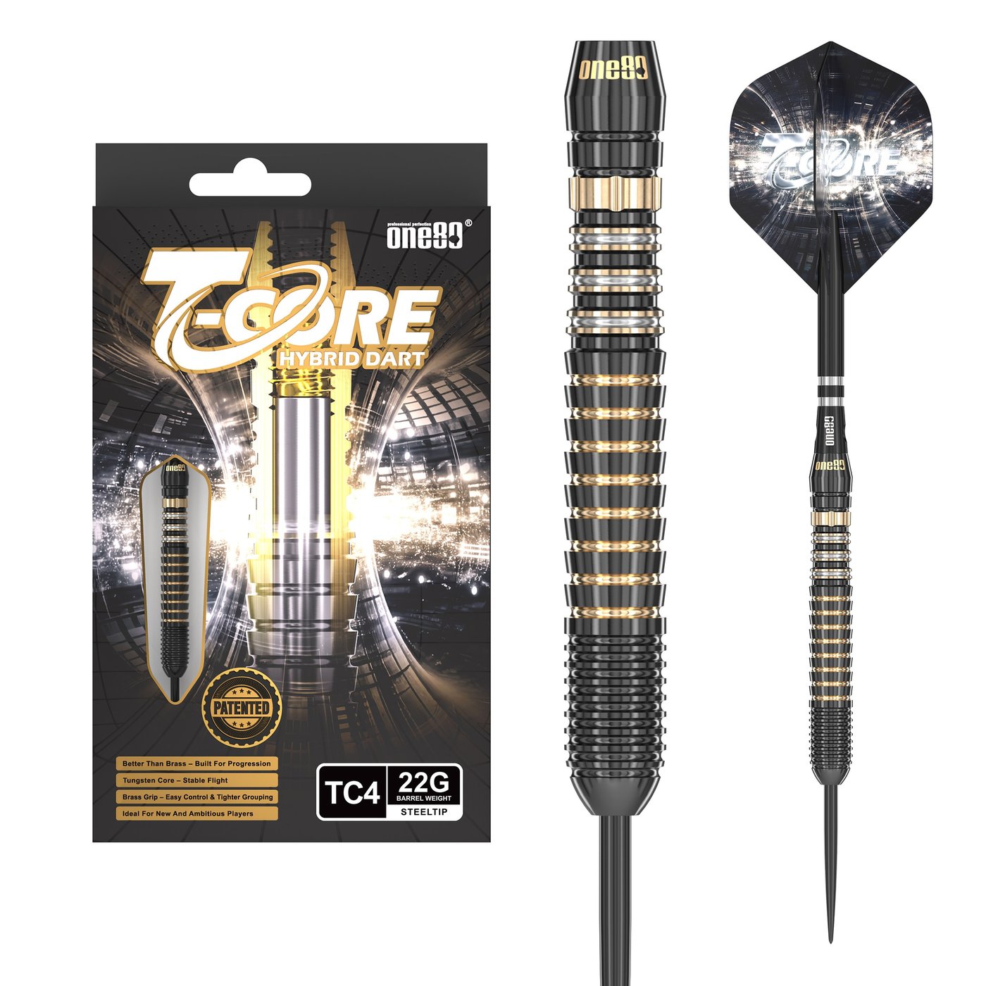 ONE80 T-Core TC4 Hybrid - Dartpfeile