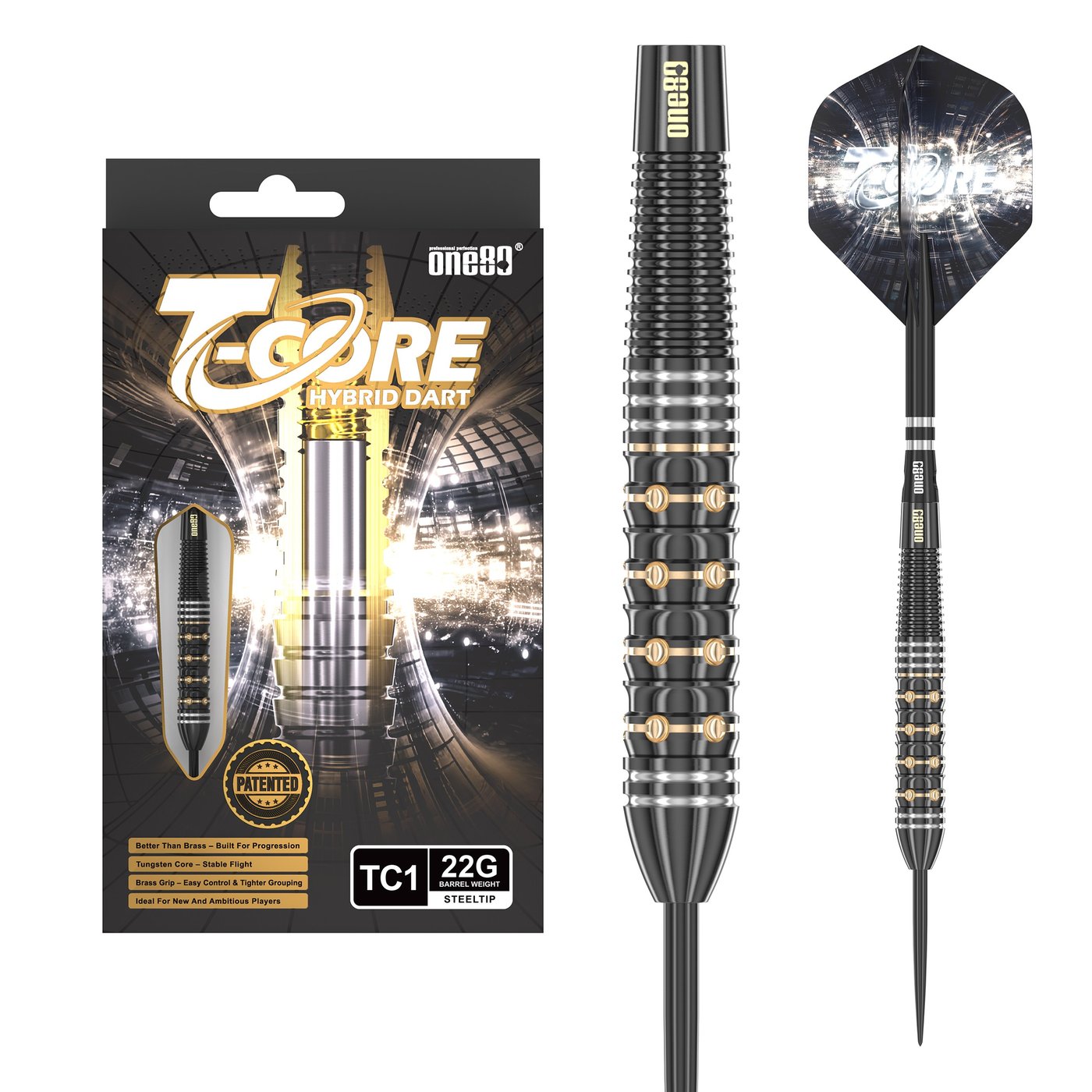 ONE80 T-Core TC1 Hybrid - Dartpfeile
