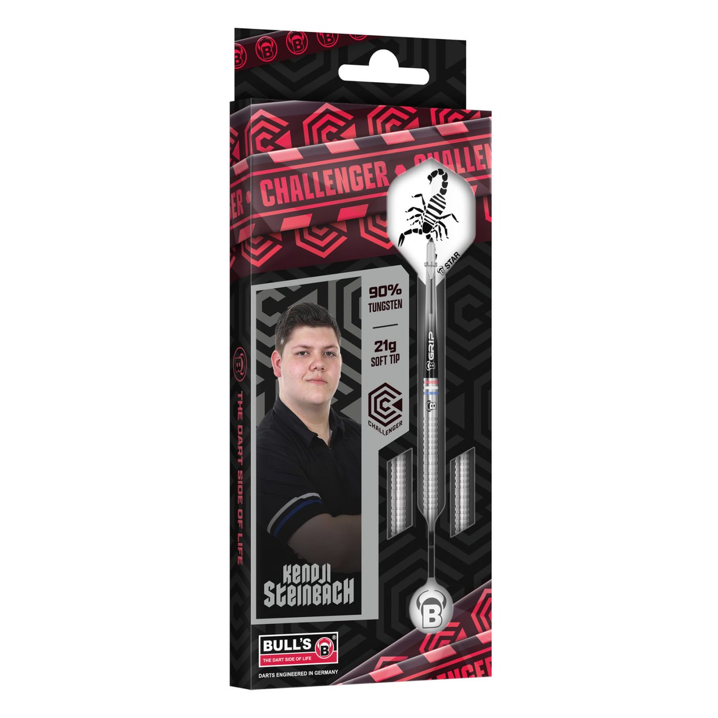BULL'S Kendji Steinbach 90% - Soft Tip Darts - Dartshopper.nl