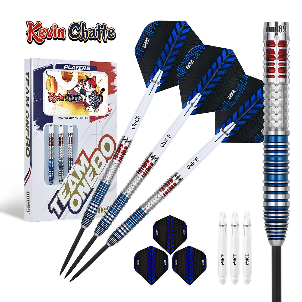 ONE80 Kevin Chatte 90% - Steel Tip Darts - Dartshopper.com