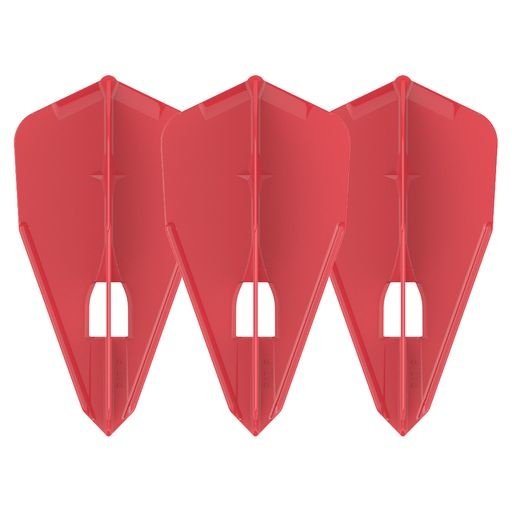 L-Style Champagne L8 Flight Bullet Red Darts Flights