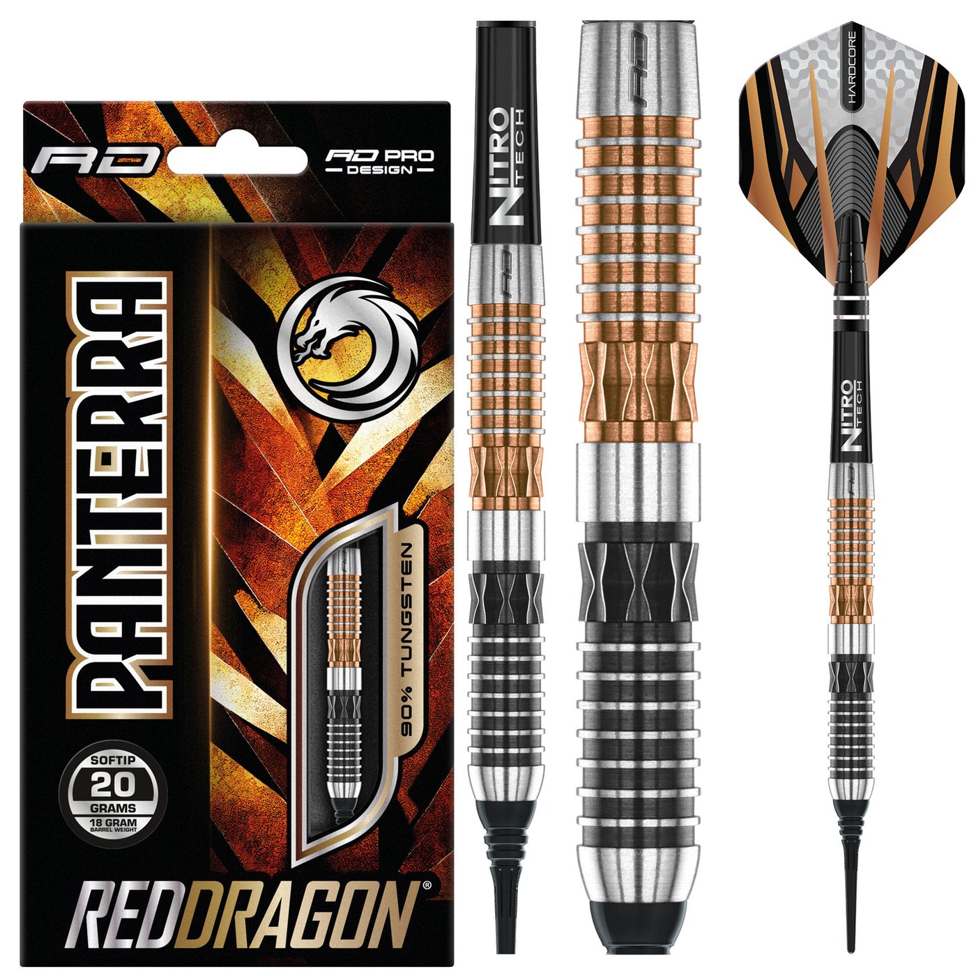 Red Dragon Panterra 90% Soft Tip Darts