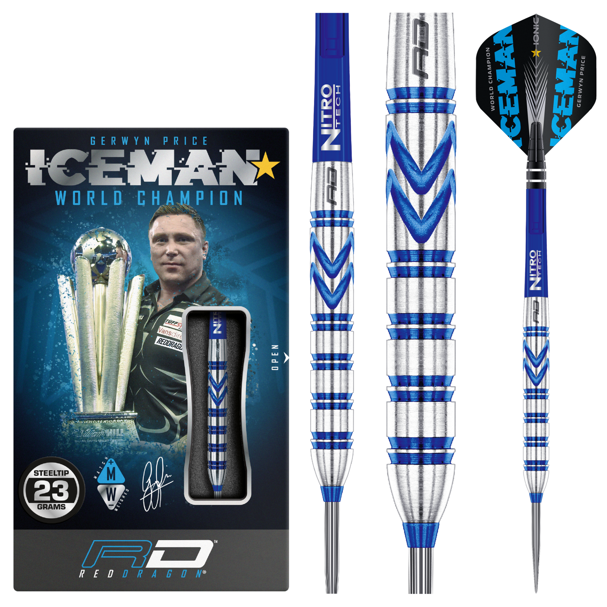 Red Dragon Gerwyn Price 90% - Steel Tip Darts - Dartshopper.com