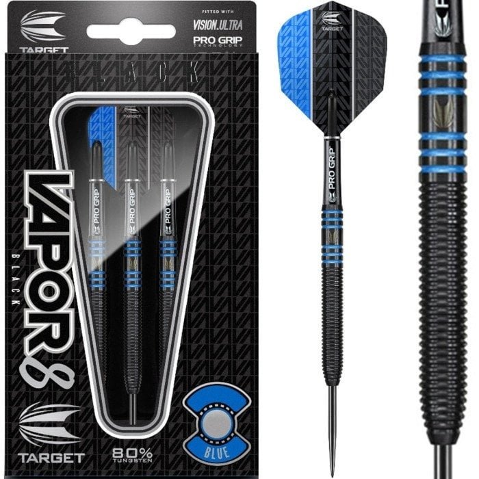 Target Vapor-8 Flight Black-Blue 80% Darts