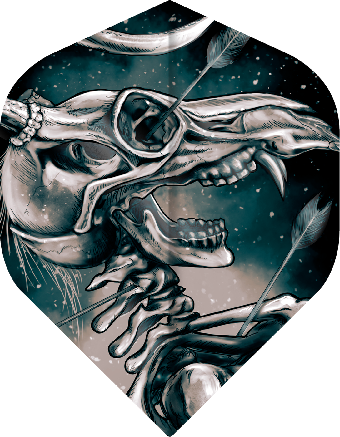 Designa Horror Show - Deer Skull NO2 - Dart Flights