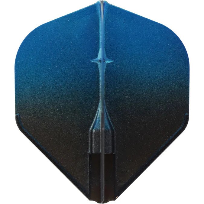 L-Style EZ L1 Standard 2-Tone Black Blue Darts Flights